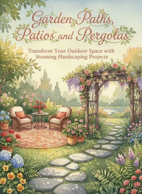 Garden Paths, Patios, and Pergolas
